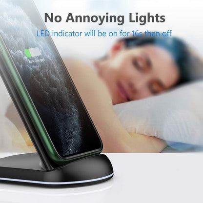 Wireless Charger,10W Max Wireless Charging Stand (No AC Adapter)