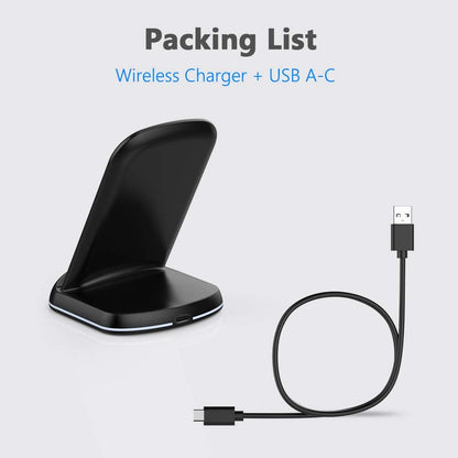 Wireless Charger,10W Max Wireless Charging Stand (No AC Adapter)