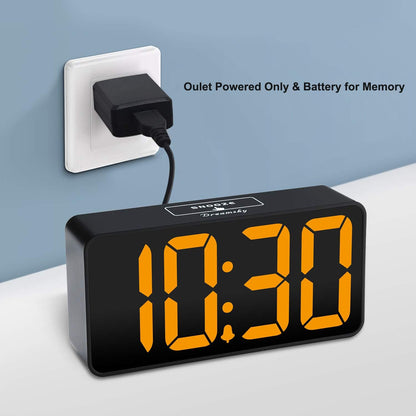 Small Digital Alarm Clock for Bedroom, RGB Kids Alarm Clock Boys