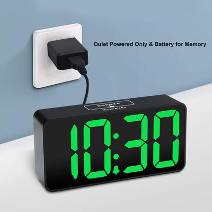 Small Digital Alarm Clock for Bedroom, RGB Kids Alarm Clock Boys