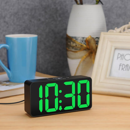 Small Digital Alarm Clock for Bedroom, RGB Kids Alarm Clock Boys