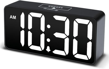 Small Digital Alarm Clock for Bedroom, RGB Kids Alarm Clock Boys
