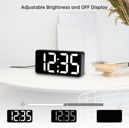 Small Digital Alarm Clock for Bedroom, RGB Kids Alarm Clock Boys