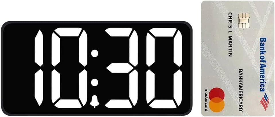 Small Digital Alarm Clock for Bedroom, RGB Kids Alarm Clock Boys