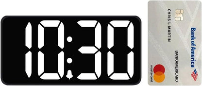 Small Digital Alarm Clock for Bedroom, RGB Kids Alarm Clock Boys