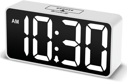 Small Digital Alarm Clock for Bedroom, RGB Kids Alarm Clock Boys