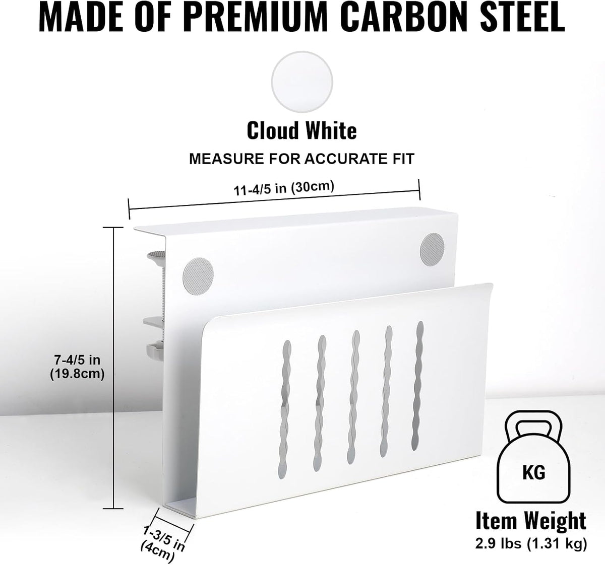 Desk Side Storage, Under Desk Hanging Desk Accessories