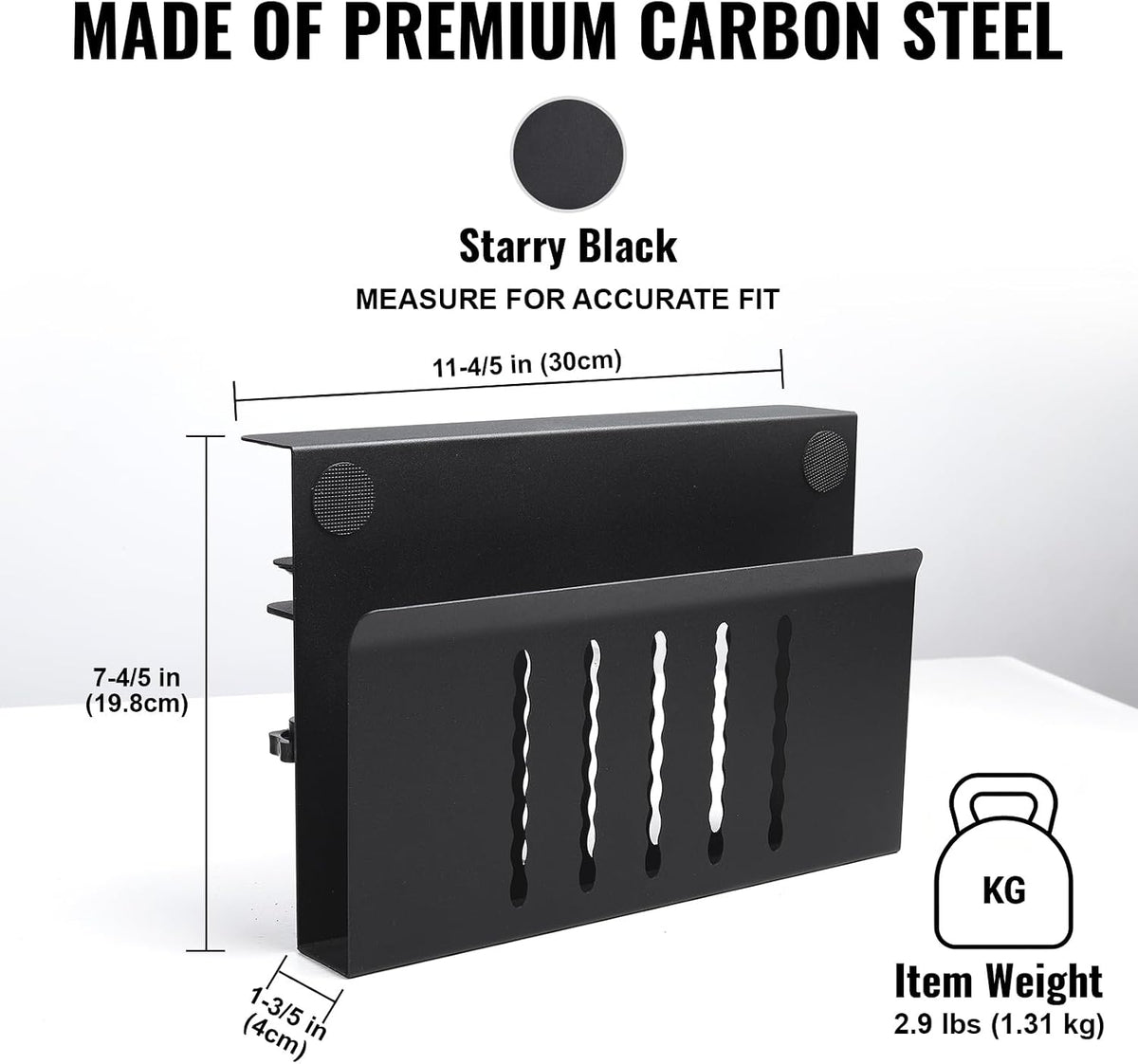 Desk Side Storage, Under Desk Hanging Desk Accessories
