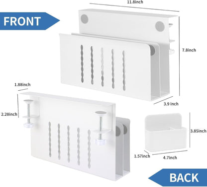 Desk Side Storage, Under Desk Hanging Desk Accessories
