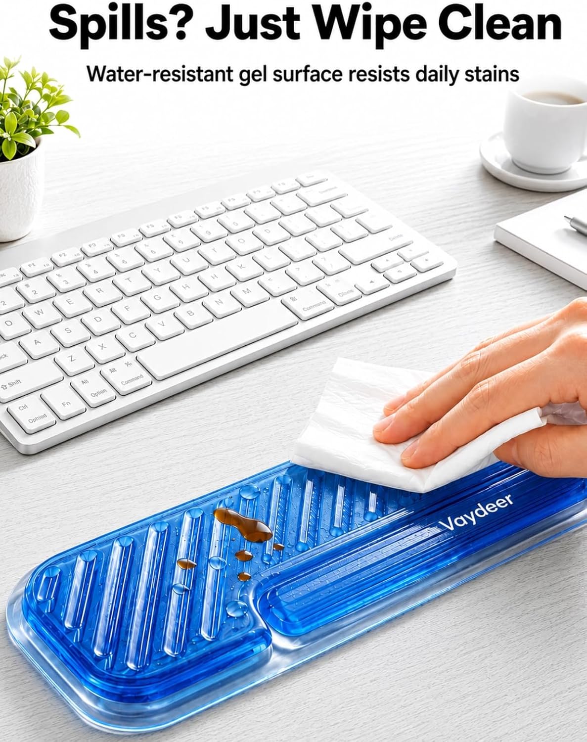 Ergonomic Gel Keyboard Wrist Rest and Mouse Pad with Wrist Rest Set