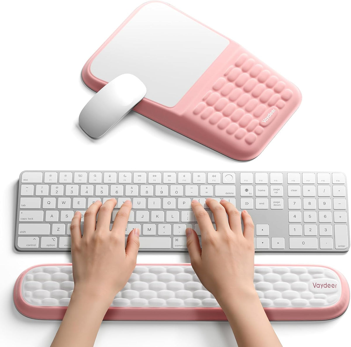Ergonomic Gel Keyboard Wrist Rest and Mouse Pad with Wrist Rest Set
