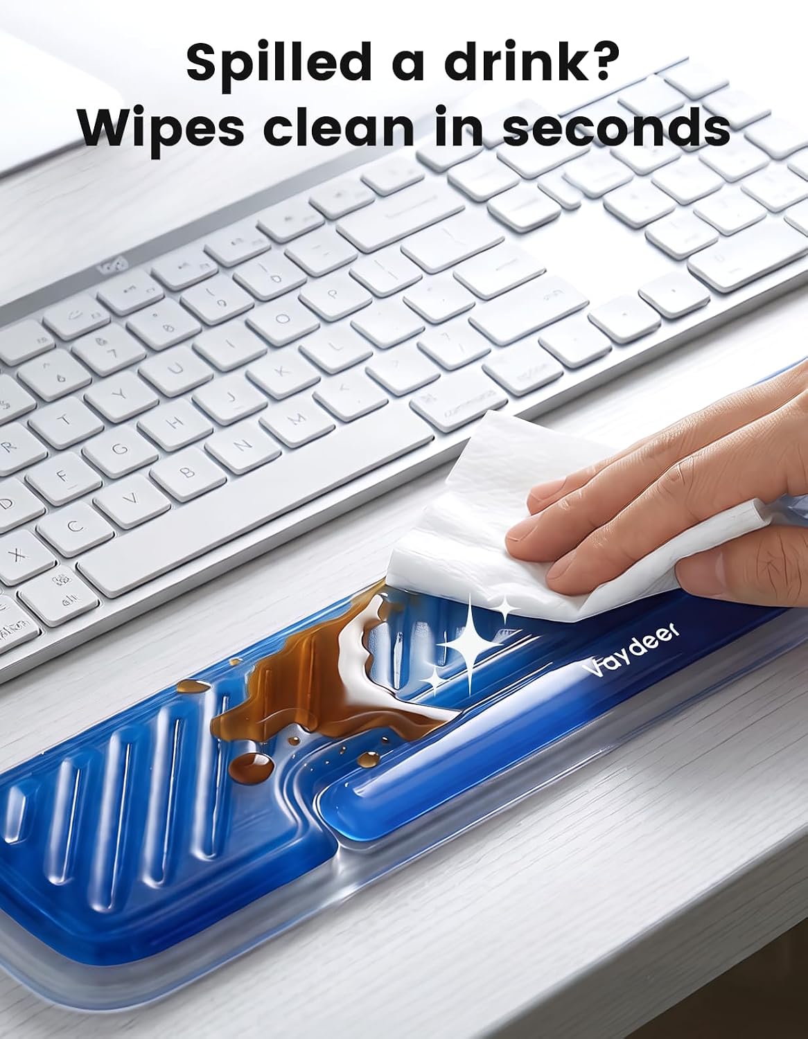 Ergonomic Gel Keyboard Wrist Rest and Mouse Pad with Wrist Rest Set