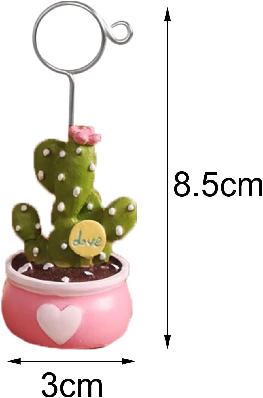 6 pcs Cute Flower Table Card Memo Holder Stand, Table Photo Display Clip Stand for Monmory Photo Picture Memo Cards Paper Note Postcards Wedding Number Card Display