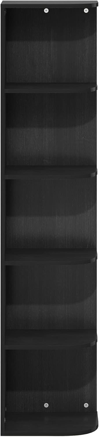 Furinno PASIR Book Shelf, 2-Tier Modern Bookshelf, Open Shelves Bookcase 9 x 12 x 21, Easy Assembly, for Living Room, Bedroom, Home Office, White