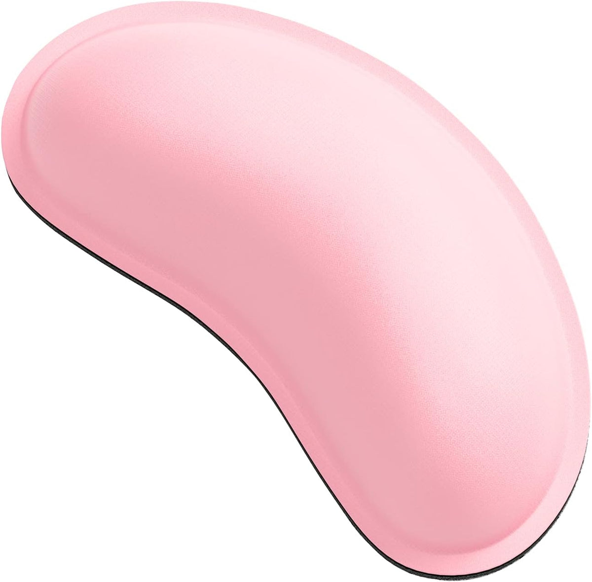 Mouse Wrist Rest, Ergonomic Memory Foam Mouse Wrist for Computer Desk Mats Support, PU Leather Hand Rest Pad Cushion for Gaming, Laptop, Men, Women, Pain Relief & Easy Typing, Black