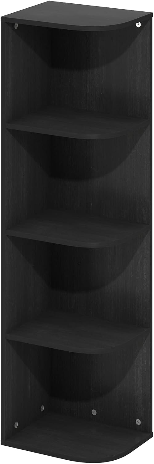 Furinno PASIR Book Shelf, 2-Tier Modern Bookshelf, Open Shelves Bookcase 9 x 12 x 21, Easy Assembly, for Living Room, Bedroom, Home Office, White