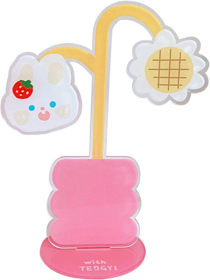 6 pcs Cute Flower Table Card Memo Holder Stand, Table Photo Display Clip Stand for Monmory Photo Picture Memo Cards Paper Note Postcards Wedding Number Card Display
