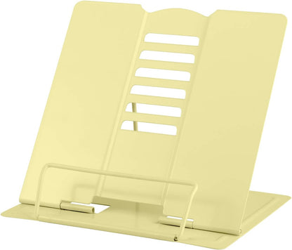 MSDADA Desk Book Stand Metal Reading Rest Book Holder Adjustable