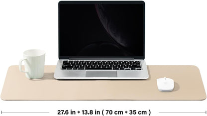 Large Cork Desk Mat - 47.2"x 17" Desk Pad for Office and Home - Ideal for Large Mouse Pad and Desk Mats on Top of Desks(Dark Green)