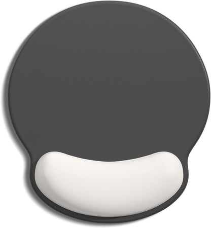 Ergonomic Mouse Pad with Wrist Rest, Comfortable Silicone Non-Slip Computer Pain Relief Gel Mouse Mat with Wrist Support for Gaming, Work, Office, Women & Men, Cute Pattern, Beige