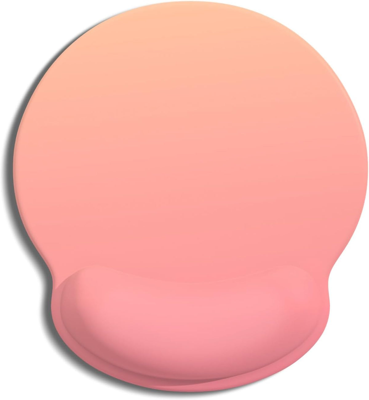 Ergonomic Mouse Pad with Wrist Rest, Comfortable Silicone Non-Slip Computer Pain Relief Gel Mouse Mat with Wrist Support for Gaming, Work, Office, Women & Men, Cute Pattern, Beige
