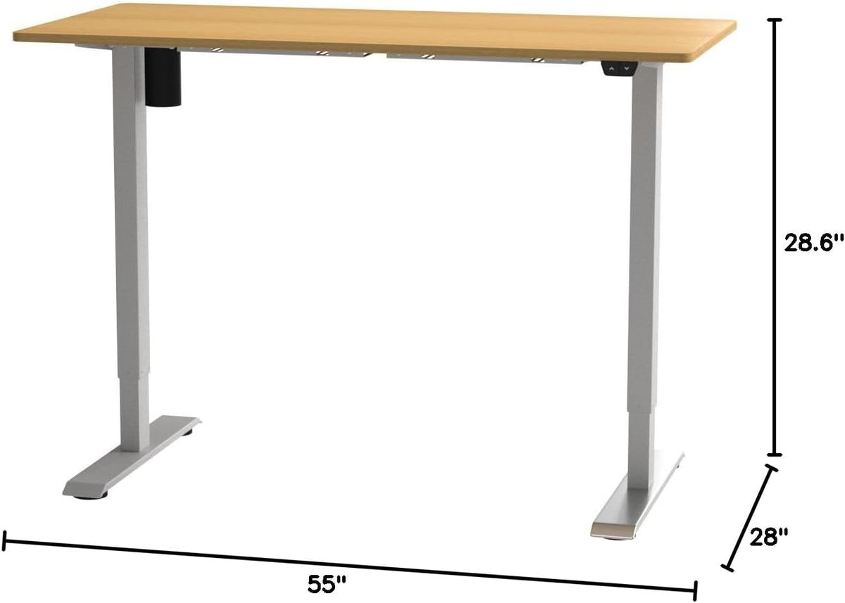 EN1 48"x24" One-Piece Standing Desk, White