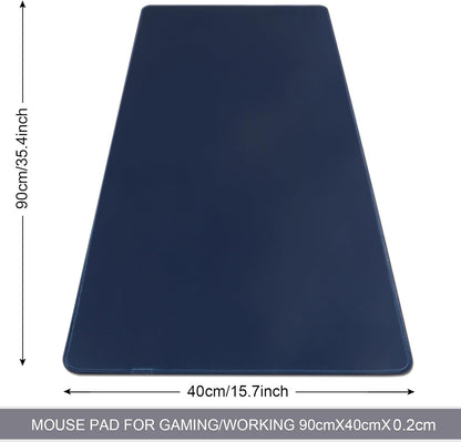 XXL Professional Large Mouse Pad & Computer Game Mouse Mat (35.4x15.7x0.1IN, Map) (90 * 40 Map)