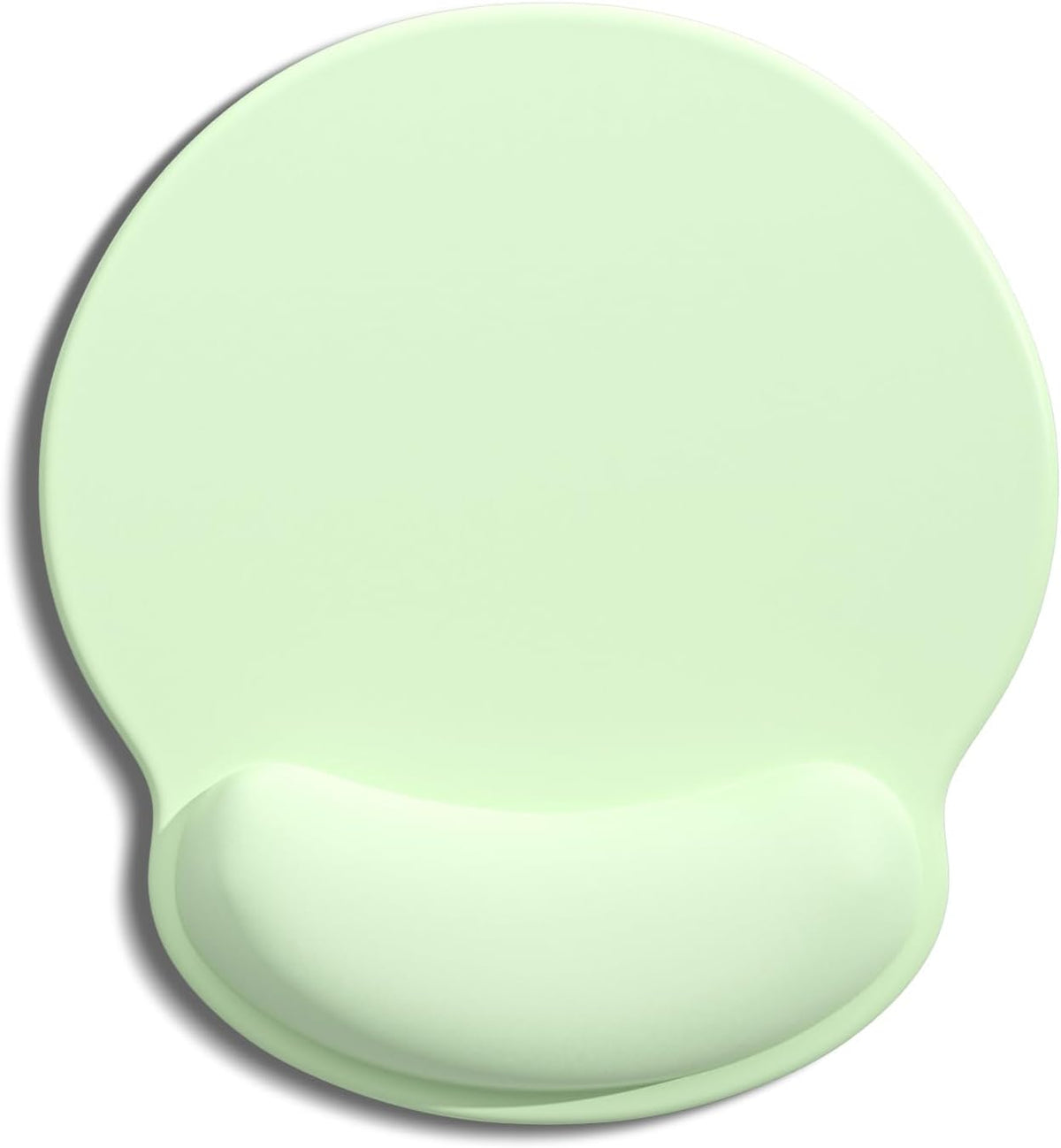 Ergonomic Mouse Pad with Wrist Rest, Comfortable Silicone Non-Slip Computer Pain Relief Gel Mouse Mat with Wrist Support for Gaming, Work, Office, Women & Men, Cute Pattern, Beige