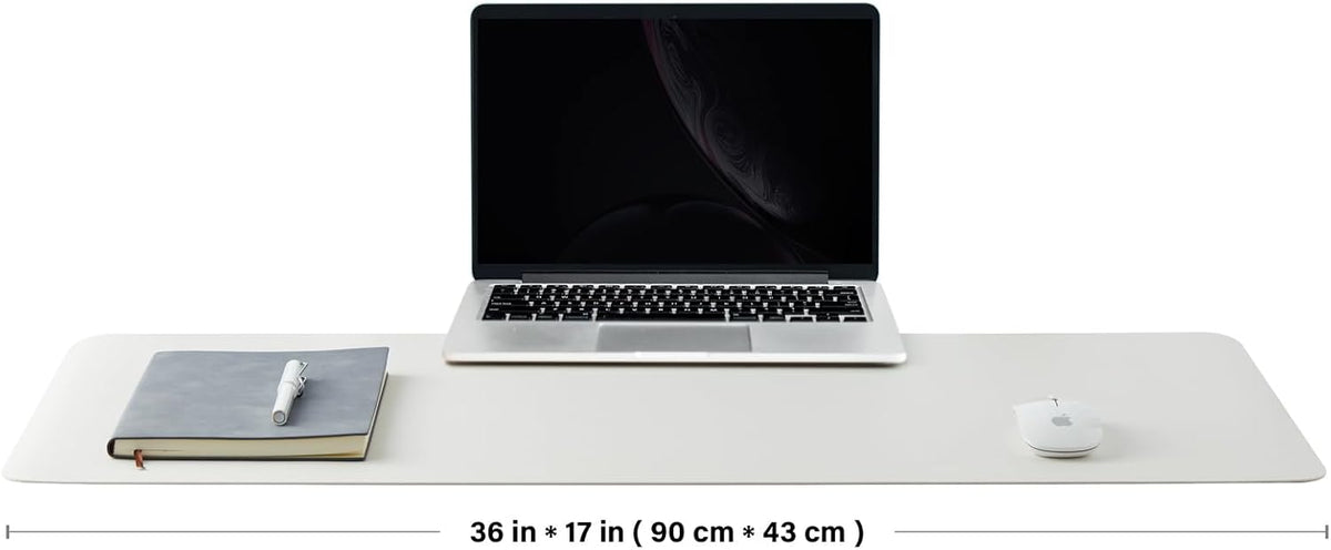 Large Cork Desk Mat - 47.2"x 17" Desk Pad for Office and Home - Ideal for Large Mouse Pad and Desk Mats on Top of Desks(Dark Green)