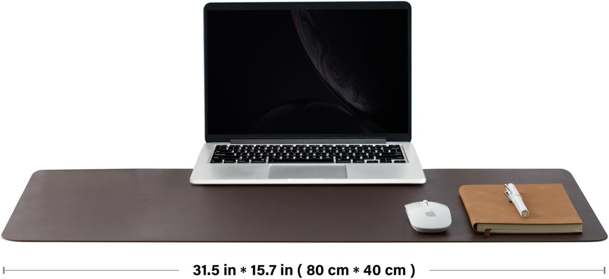 Large Cork Desk Mat - 47.2"x 17" Desk Pad for Office and Home - Ideal for Large Mouse Pad and Desk Mats on Top of Desks(Dark Green)