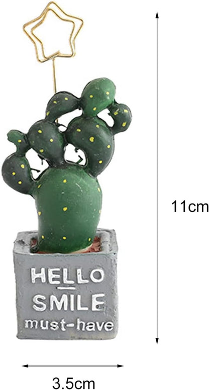 6 pcs Cute Flower Table Card Memo Holder Stand, Table Photo Display Clip Stand for Monmory Photo Picture Memo Cards Paper Note Postcards Wedding Number Card Display