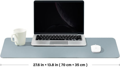 Large Cork Desk Mat - 47.2"x 17" Desk Pad for Office and Home - Ideal for Large Mouse Pad and Desk Mats on Top of Desks(Dark Green)