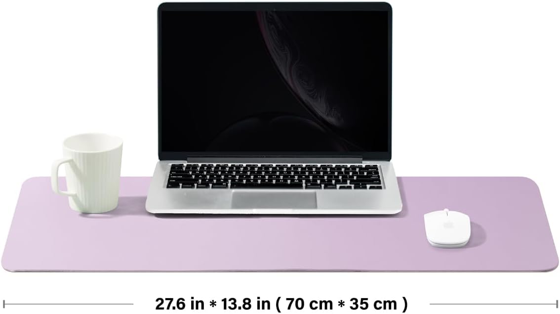 Large Cork Desk Mat - 47.2"x 17" Desk Pad for Office and Home - Ideal for Large Mouse Pad and Desk Mats on Top of Desks(Dark Green)