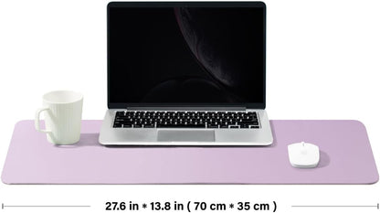 Large Cork Desk Mat - 47.2"x 17" Desk Pad for Office and Home - Ideal for Large Mouse Pad and Desk Mats on Top of Desks(Dark Green)