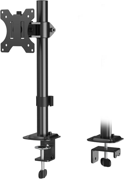 Dual Monitor Desk Mount, Max 32 Inch up to 17.6lbs, Fully Adjustable Dual Monitor Arm for 2 LCD Screens, Double Monitor Stand with C-Clamp and Grommet Base