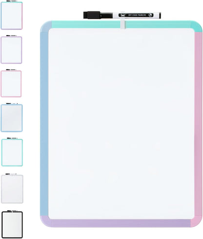 Dry Erase Board, 14” x 11”, White Frame