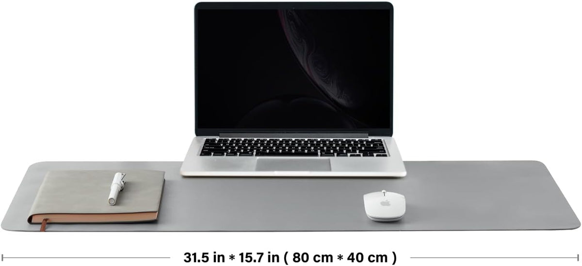 Large Cork Desk Mat - 47.2"x 17" Desk Pad for Office and Home - Ideal for Large Mouse Pad and Desk Mats on Top of Desks(Dark Green)