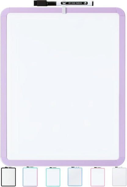 Dry Erase Board, 14” x 11”, White Frame