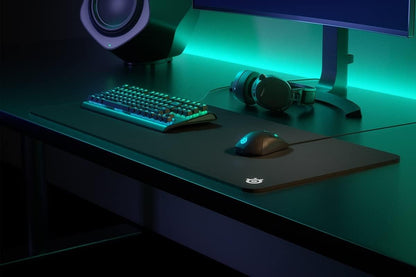 QcK Gaming Mouse Pad - XXL Cloth - Peak Tracking and Stability - Esports Mousepad - Never-Slip - Full Desk Coverage