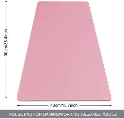XXL Professional Large Mouse Pad & Computer Game Mouse Mat (35.4x15.7x0.1IN, Map) (90 * 40 Map)