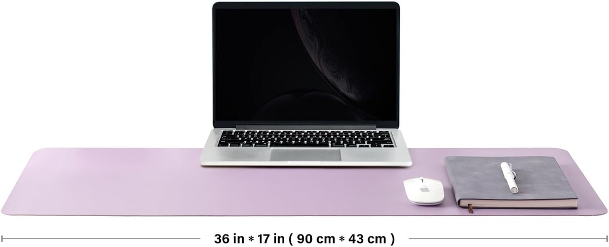 Large Cork Desk Mat - 47.2"x 17" Desk Pad for Office and Home - Ideal for Large Mouse Pad and Desk Mats on Top of Desks(Dark Green)