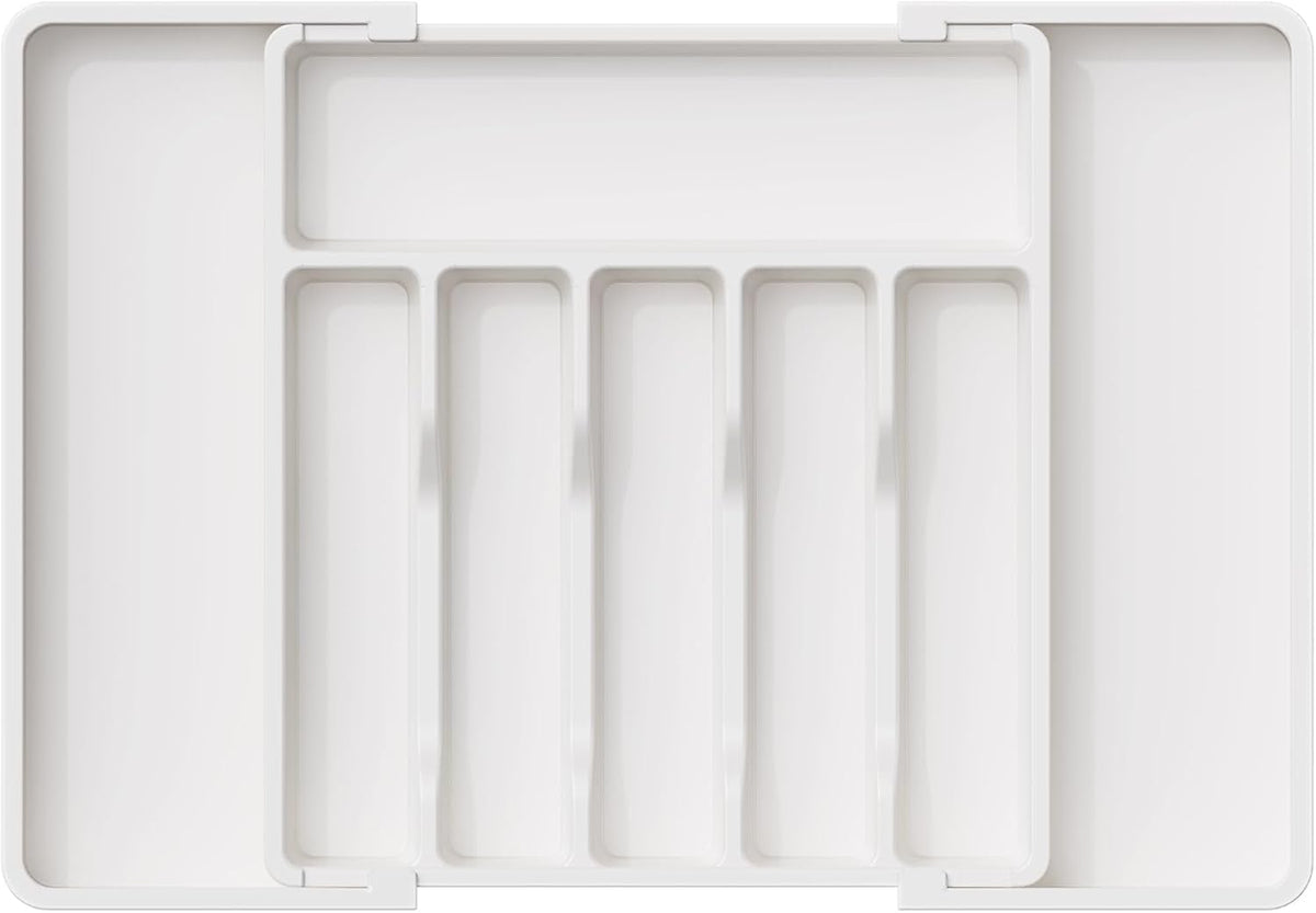 Expandable Silverware Drawer Organizer, Kitchen Utensil Tray