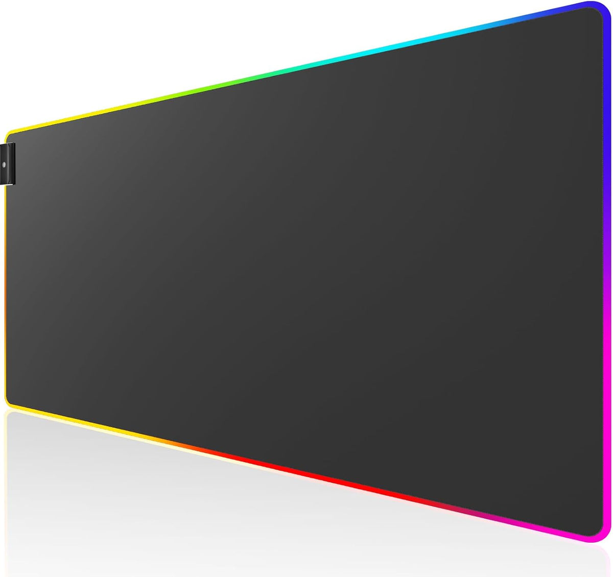 KTRIO Large Gaming Mouse Pad Desk Mat for Gamer, 31.5" x 11.8", Black, XL | Extended Size Design, Superior Micro-Weave Cloth, Non-Slip Rubber Base, Durable Stitched Edges, Water-Resistant Coating