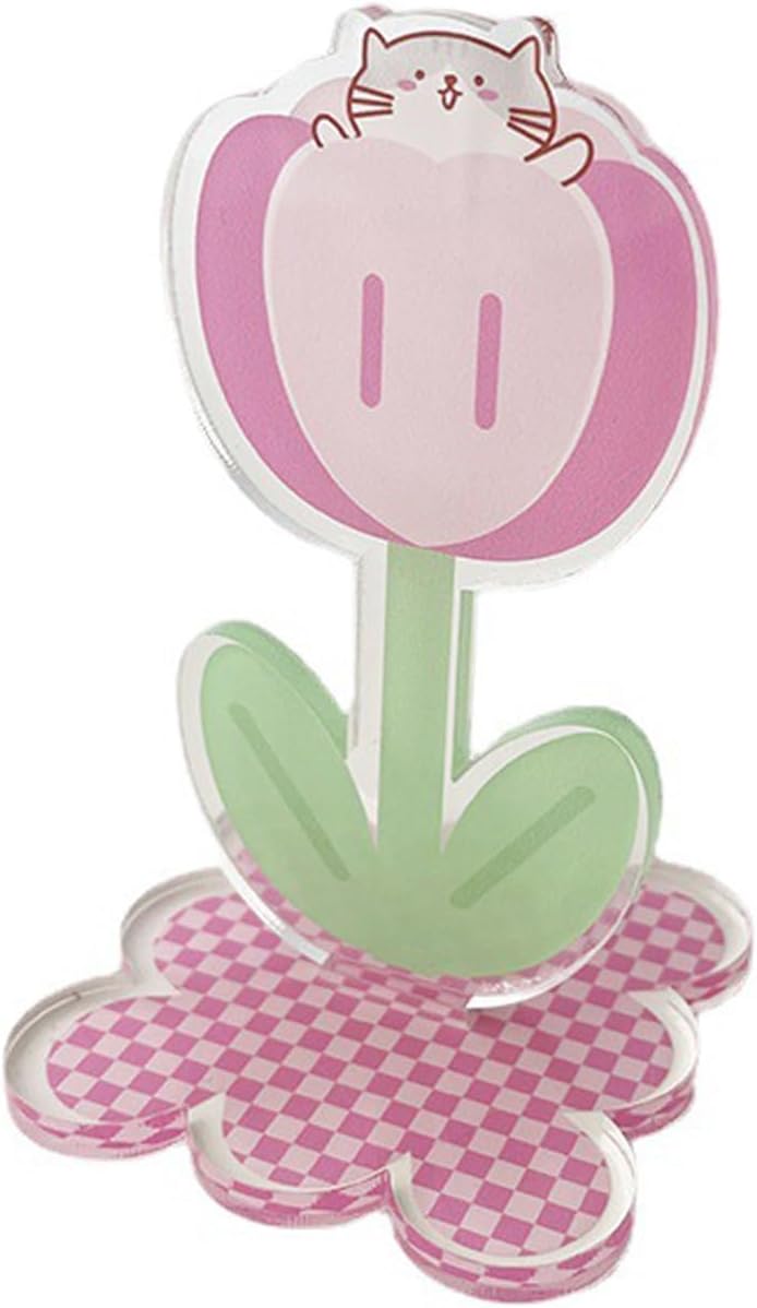 6 pcs Cute Flower Table Card Memo Holder Stand, Table Photo Display Clip Stand for Monmory Photo Picture Memo Cards Paper Note Postcards Wedding Number Card Display