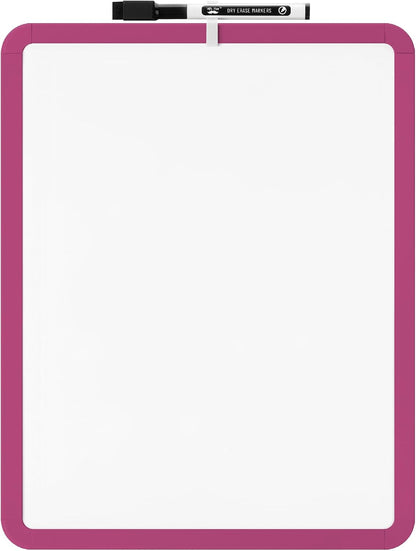 Dry Erase Board, 14” x 11”, White Frame