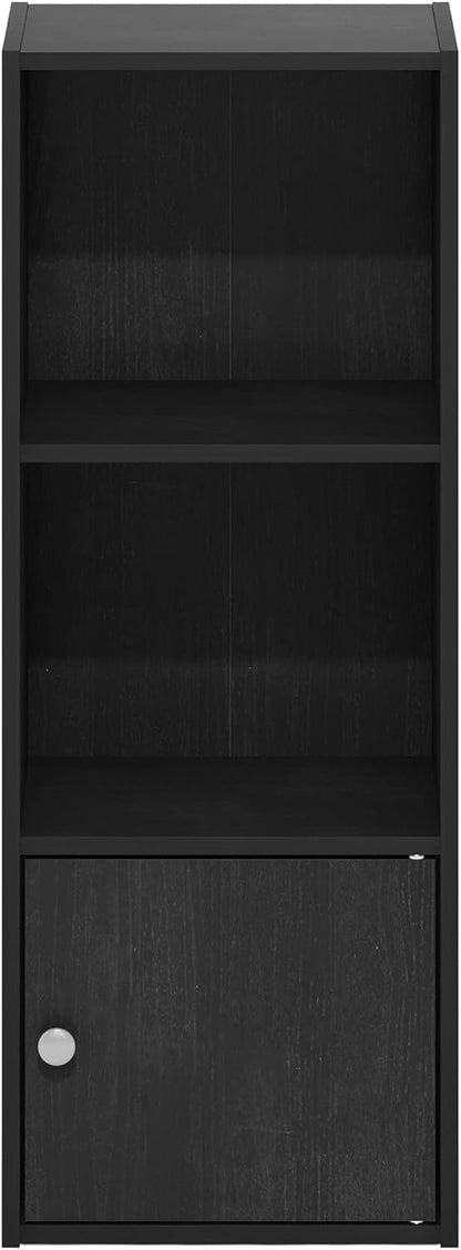 Furinno PASIR Book Shelf, 2-Tier Modern Bookshelf, Open Shelves Bookcase 9 x 12 x 21, Easy Assembly, for Living Room, Bedroom, Home Office, White