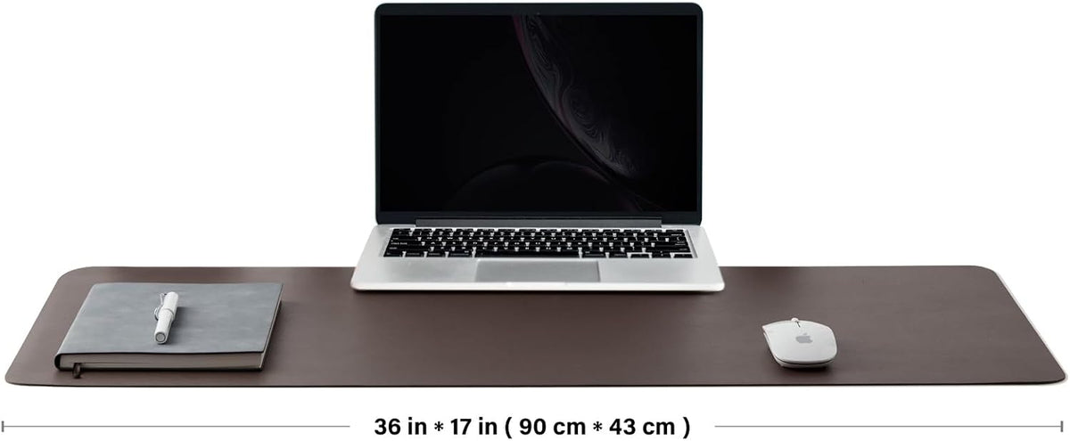 Large Cork Desk Mat - 47.2"x 17" Desk Pad for Office and Home - Ideal for Large Mouse Pad and Desk Mats on Top of Desks(Dark Green)