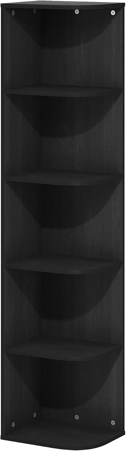Furinno PASIR Book Shelf, 2-Tier Modern Bookshelf, Open Shelves Bookcase 9 x 12 x 21, Easy Assembly, for Living Room, Bedroom, Home Office, White