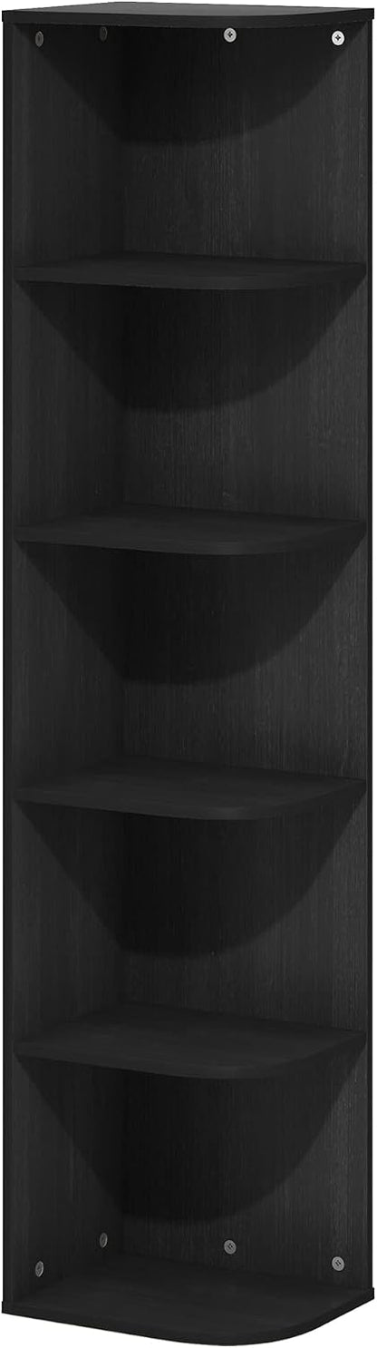 Furinno PASIR Book Shelf, 2-Tier Modern Bookshelf, Open Shelves Bookcase 9 x 12 x 21, Easy Assembly, for Living Room, Bedroom, Home Office, White