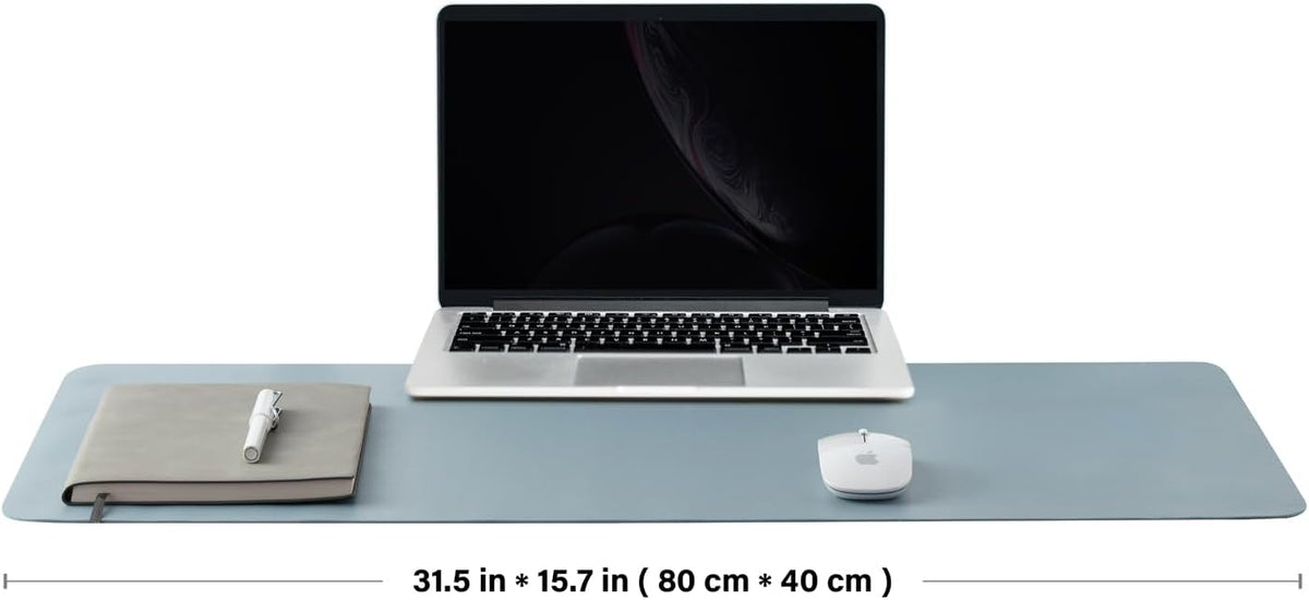 Large Cork Desk Mat - 47.2"x 17" Desk Pad for Office and Home - Ideal for Large Mouse Pad and Desk Mats on Top of Desks(Dark Green)